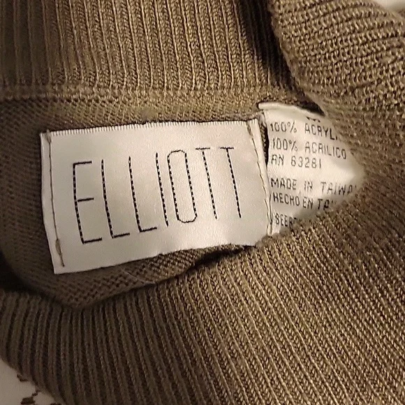 Elliot, Medium, Sweater, Olive - Picture 2 of 2